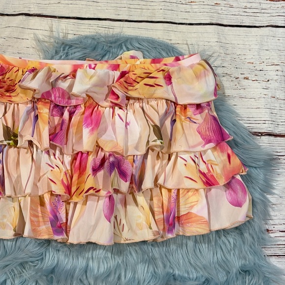 NWT Urban Outfitters Out From Under Cammy Ruffle Trim Micro Skort - Picture 9 of 11